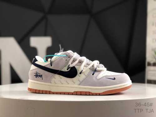 Real Label With Half Size Nike Sb Dunk Low Sup Series Straps Pig Eight Gray Hook