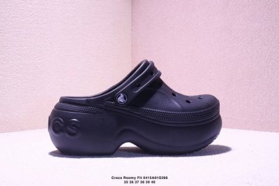 Crocs Roomy Fit Crocs Thick-Soled Summer Lightweight Beach Shoes Bella Non-Slip