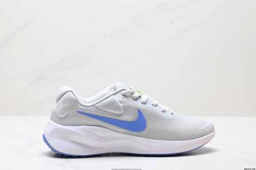 Company-Grade Nike Revolution 7 Wide Nike Breathable Low-Top Running Shoes Combi