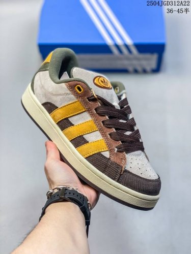 Company-Level Genuine Label With Half Size! Adidas Campus 00S Color-Blocked Retr