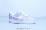 Nike Air Force 1 Af1 Nike Low-Top Air Force One Casual Skate Shoes White/Purple