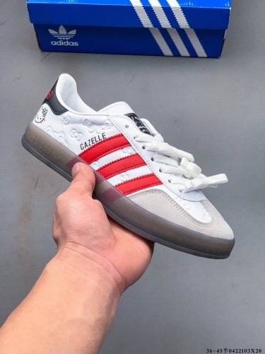True Half Size! Adidas Gazelle Low-Top Retro Versatile Casual Sports Shoes 04 3X