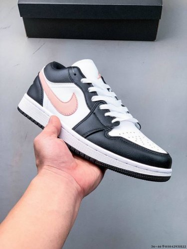 Authentic Two-Layer Label! Nike Air Jordan Low 1 Joe 1 Low-Top Classic Casual Sh