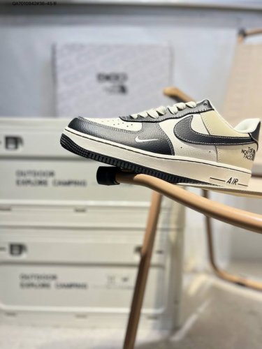 North Face X Nike Air Force 7 Low Air Force One Low-Top Casual Skate Shoes #Cust
