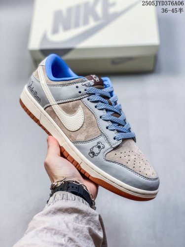 Company-Grade Nike Sb Dunk Low Violent Bear Collaboration Gray-Blue Raw Rubber A