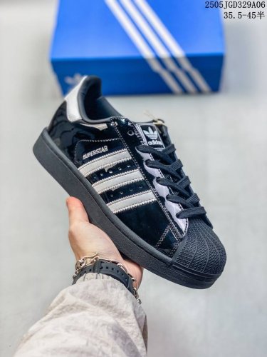 Top-Grain Leather Adidas Originals Superstar Xl G Shell-Toe Series Low-Top Thick