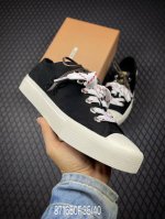 Fmiumiu Miu Miu's Latest Washed Denim Denim Canvas Shoes, Thick-Soled Casual Spo