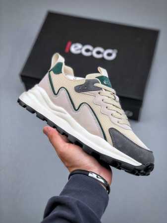 Ecco Men's Sports Casual Shoes Thick-Soled Agan Shoes Retro Running Shoes Waffle - Click Image to Close