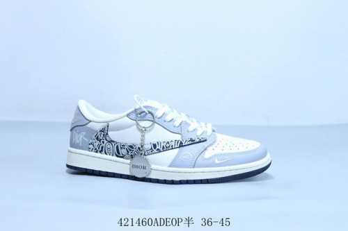 Jordan Air Jordan 1 Low Aj1 Joe 1 Low-Top Retro Culture Leisure Sports Basketbal