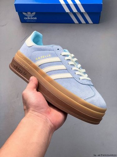 Company-Grade! Adidas Gazelle Bold W Thick-Soled Low-Top Retro Versatile Casual