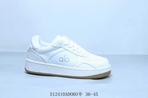 alo Recovery Mode Jingbaidian With Thick Bottom And Small Bottom White Casual