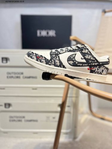 Nike Sb Dunk Low "Dior Joint" Anniversary High-End Custom Low-Top Casual Shoes C