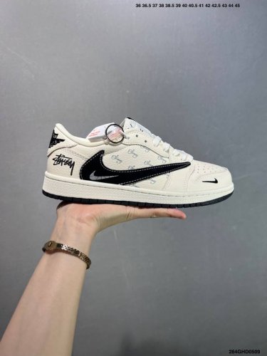Company-Grade Nike Air Jordan 1 Low Custom Colorway Custom Aj Collaboration - Hi