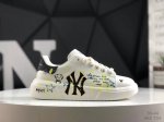 Mlb Mcqueen Chunky Classic Large Print Sneakers, Casual Fashion, Thick Soles, Ca
