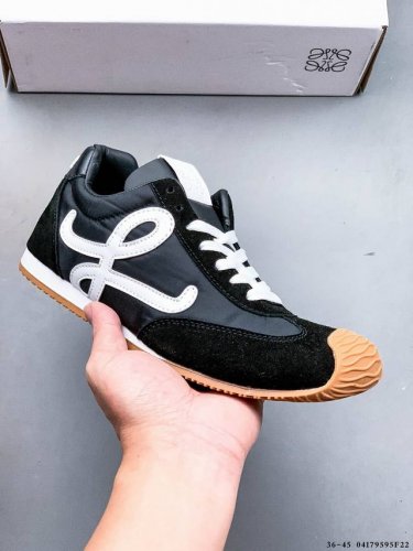 Loewe Ballet Runner 2.0 Calfskin Round Toe Lace-Up Low-Top Lifestyle Casual Shoe