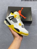 Genuine Nike Air Jordan 4 Retro Nike Michael Jordan Aj4 Mid-Top Retro Casual Spo