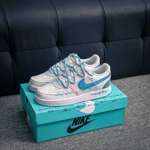 Core Private Nike Court Vision Low Campus Style Low-Top Retro Basketball Shoes F