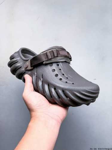 European Order Without Box, Bare Bag Crocs Flat Heeled Slip-On Beach Sandals Wit