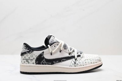 Corporate Nike Air Jordan 1 X Travis Scott Aj1 Inverted Hook Joe One Inverted Ho