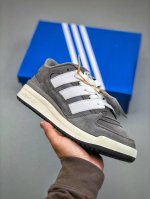 Adidas Originals Forum 0 Cl Three-Leaf Clover Low-Top Retro Casual Bread Shoes O