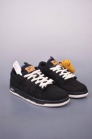 nike Sb Dunk Low Black, White And Blue Canvas Pure Original Factory Product H