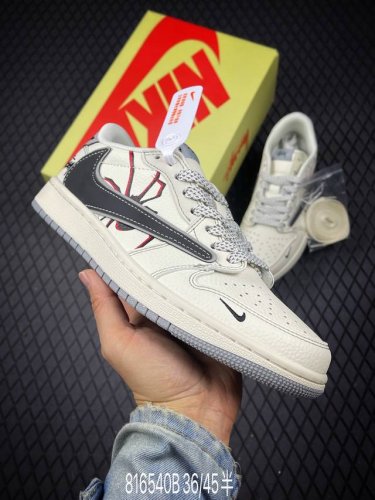 b Corporate Nike Air Jordan 1 X Travis Scott Aj1 Inverted Hook Joe One Invert