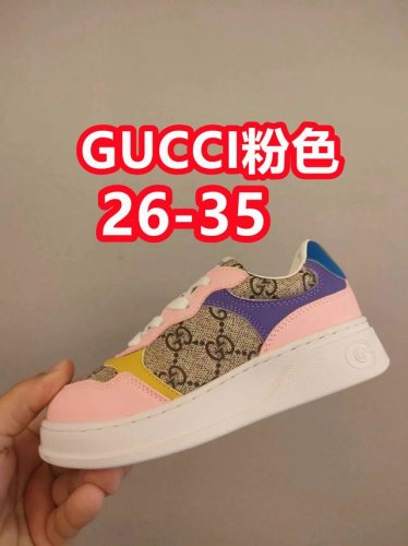 European Export Version Gucci Gucci Top-Grain Leather Gucci New Children's Casua