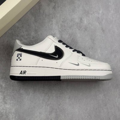 Local Core Private Nike Air Force 1 Low 07 X Off-White White And Blue Small Hook