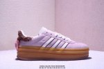 Adidas Gazelle Bold Low-Top Durable Thick-Soled Height-Increasing Skate Shoes, T