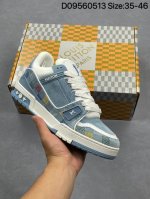 New Louis Vuitton Trail Sneaker Low Casual Sports Cultural Versatile Basketball
