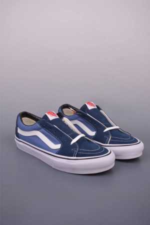 vans Sk8-Low Blue A New Generation Of Low-Top Vulcanized Canvas Shoes This Sh - Click Image to Close
