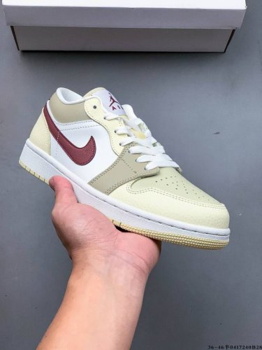 Company-Level First Layer! Nike Air Jordan 1 Low Aj1 Jordan 1 Low-Top Trendy Spo