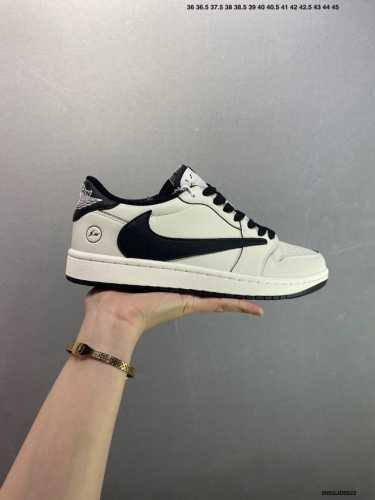 Core Private Company-Level Fragment Design X Jordan 1 Low Black And White This M