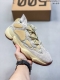 Genuine Label With Half Size Adidas Yeezy Desert Rat Coconut 500 The Upper Is Ma