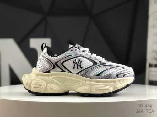 Mlb Big Ball Chunky Mesh Thick-Soled Dad-Style Low-Top Velcro Lightweight Casual