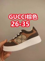 European Export Version Gucci Gucci Top-Grain Leather Gucci New Children's Casua