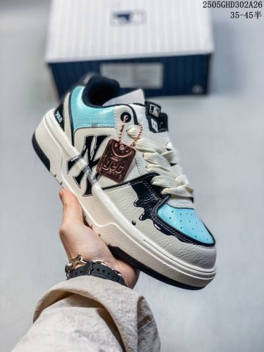 Company-Level Mlb Ny Printed Internet Celebrity Dad Shoes Graffiti Prank Inner H
