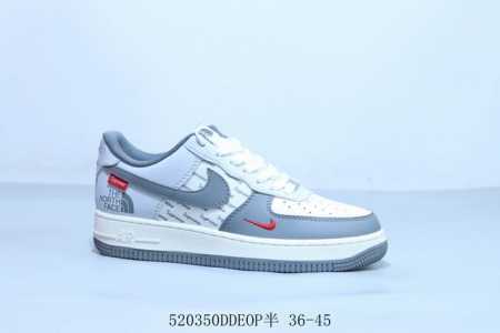 Nike Air Force 1 Af1 Nike Low-Top Air Force 1 Casual Skateboard Shoes North Face - Click Image to Close