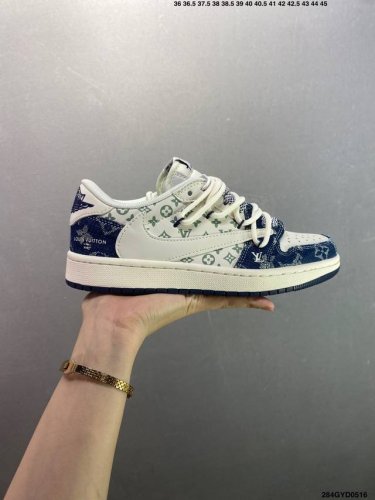 Corporate-Level Nike Air Jordan 1 Low Custom Color Custom Aj Joint-High-End Cust