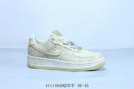 Nike Air Force 1 Af1 Nike Low-Top Air Force One Casual Sneakers Yellow Item No. - Click Image to Close