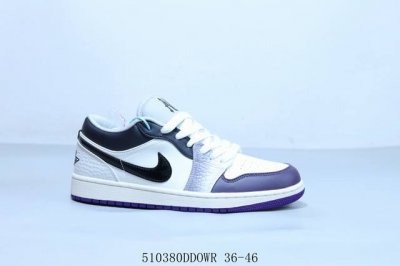 Jordan Air Jordan 1 Low Aj1 Jordan 1 Low-Top Retro Cultural Casual Sports Basket