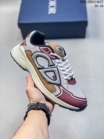 Genuine Dior B30 Mesh Fabric Thick-Soled Lace-Up Casual Low-Top Sports Shoes For - Click Image to Close