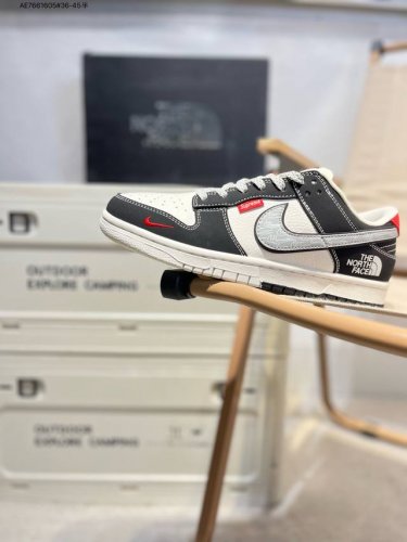 Nike Sb Dunk Low "North Face" Anniversary High-End Custom Low-Top Casual Shoes C