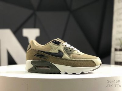 Authentic Nike Air Max 90 Leather And Mesh Upper Retro Cushioning Casual Running