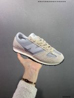 New Balance Nb 471 Series Fabric Cow Split Leather Retro Fashion Non-Slip Wear-R