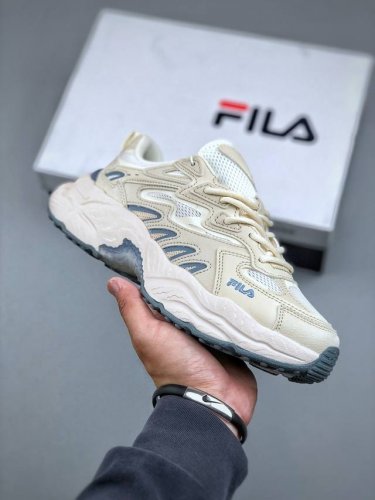 Fila Fern Fern Grass Series Dad-Style Height-Increasing Retro Unisex Casual Runn