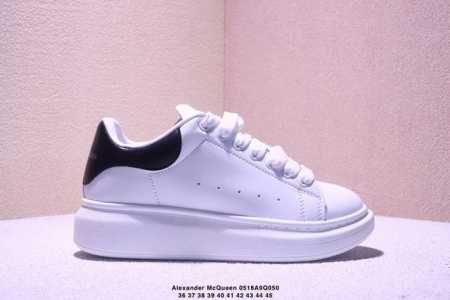Italian High-End Brand-Alexander Mcqueen Oversized Exaggerated-Sole Suede Leathe - Click Image to Close
