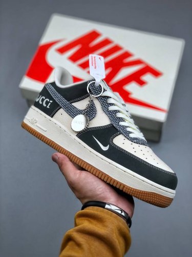 Nike Air Force 1 '07 Low Gucci Collaboration Flower Pattern Air Force 1 Low-Top