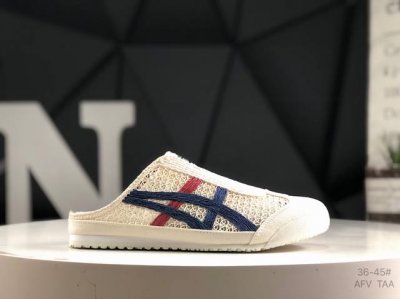 Genuine Label With Half Size Asics Onitsuka Tiger Mexico 66 Sabot Mesh Breathabl