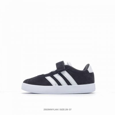 Adidas Vl Court 3.0 Shoes Tennis Sports Kids' Casual Sneakers Id9151 Size: 28 29